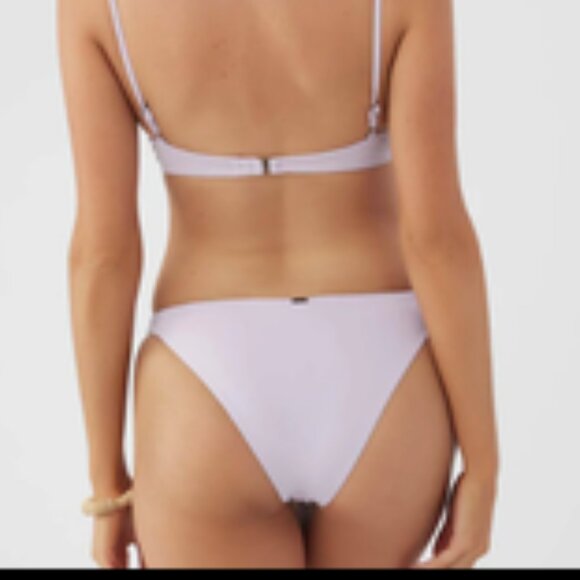 O'neill SALTWATER SOLIDS FLAMENCO CHEEKY Bottoms in Lilac Purple - Picture 1 of 3